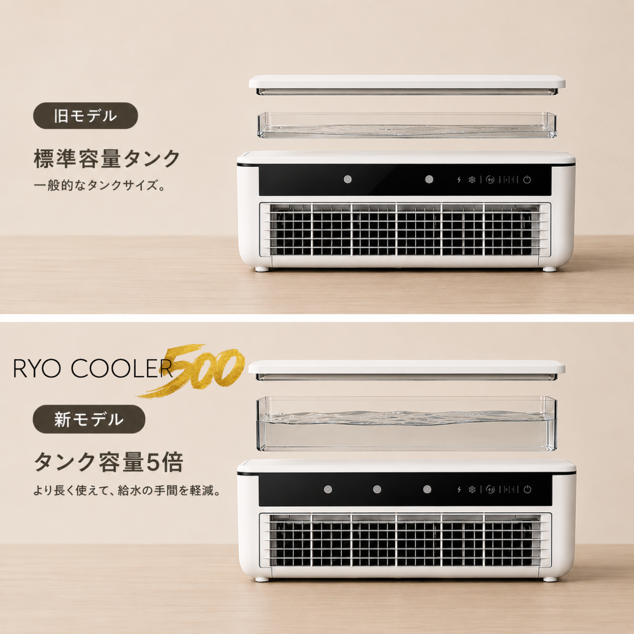 Ryo Cooler ｜ 車中泊にも使える 充電式ポータブル冷風機