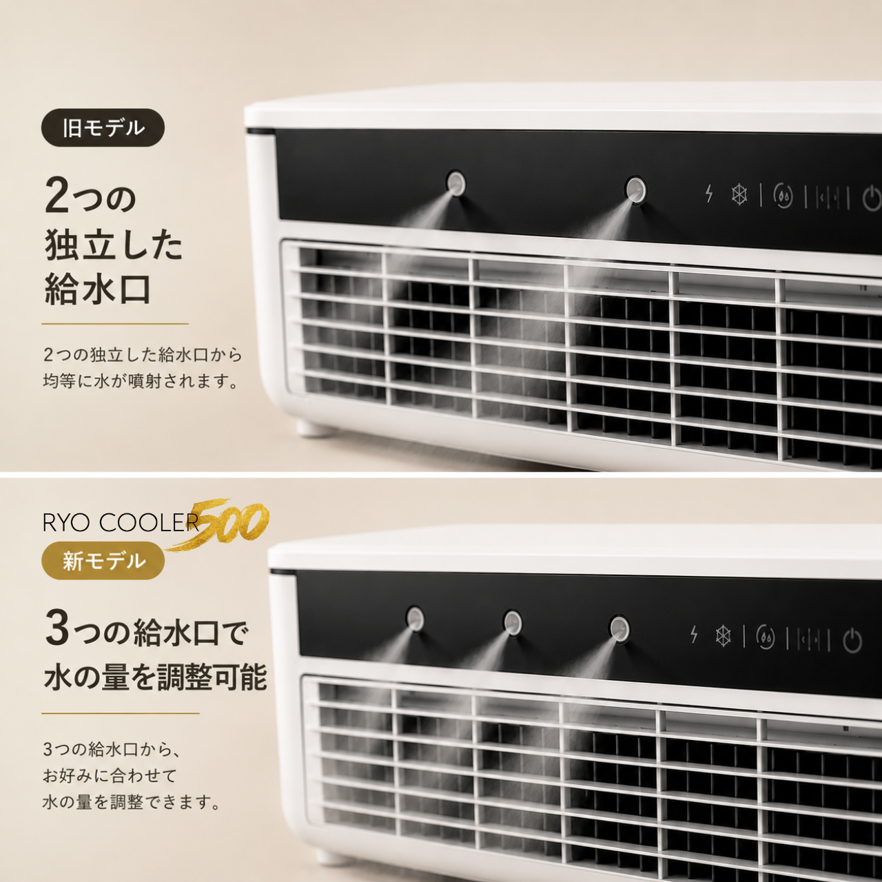 Ryo Cooler ｜ 車中泊にも使える 充電式ポータブル冷風機